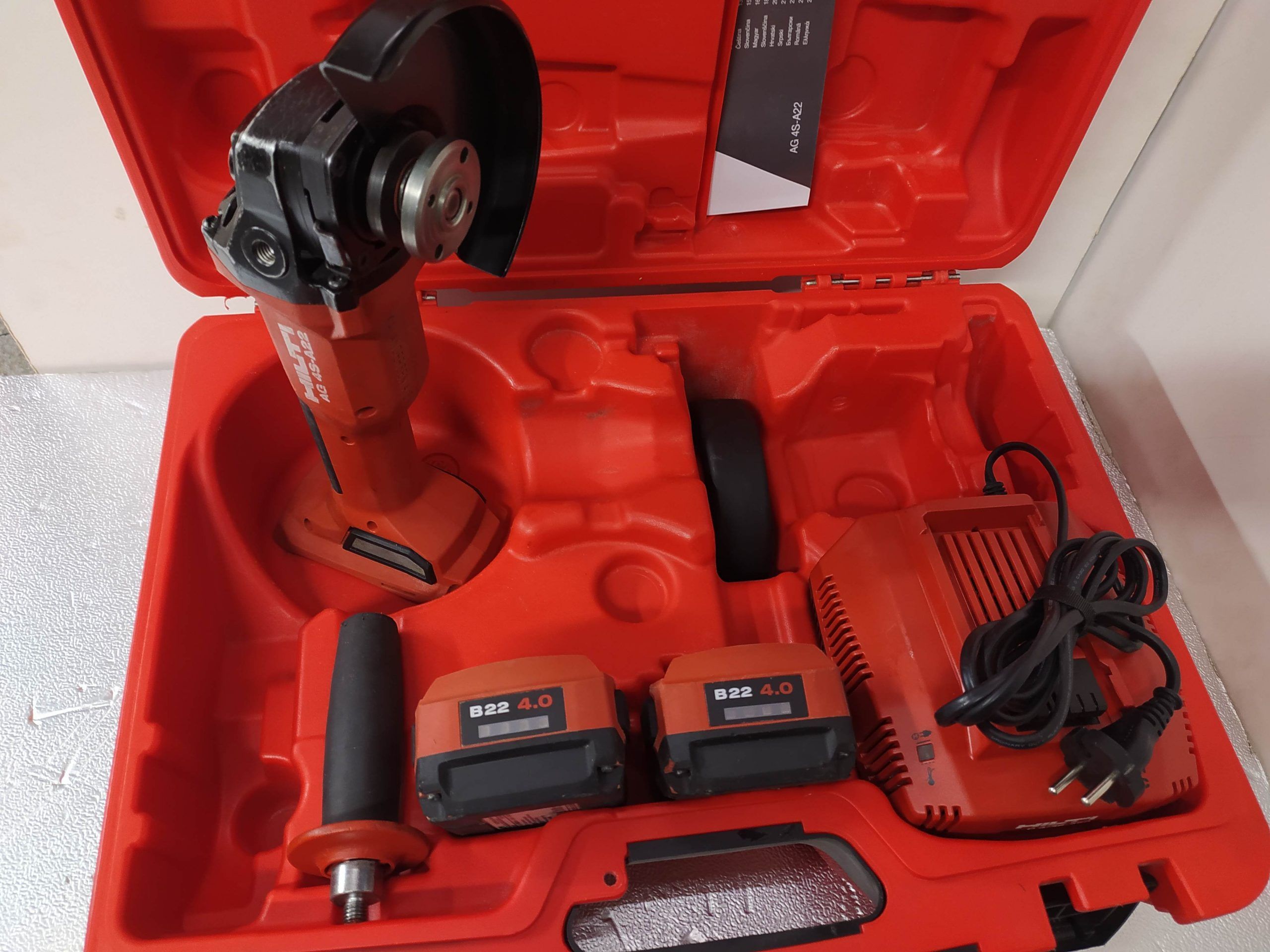 HILTI KIT AG 4S-A22-125 AMOLADORA ANGULAR A BATERÍA - Imagen 6