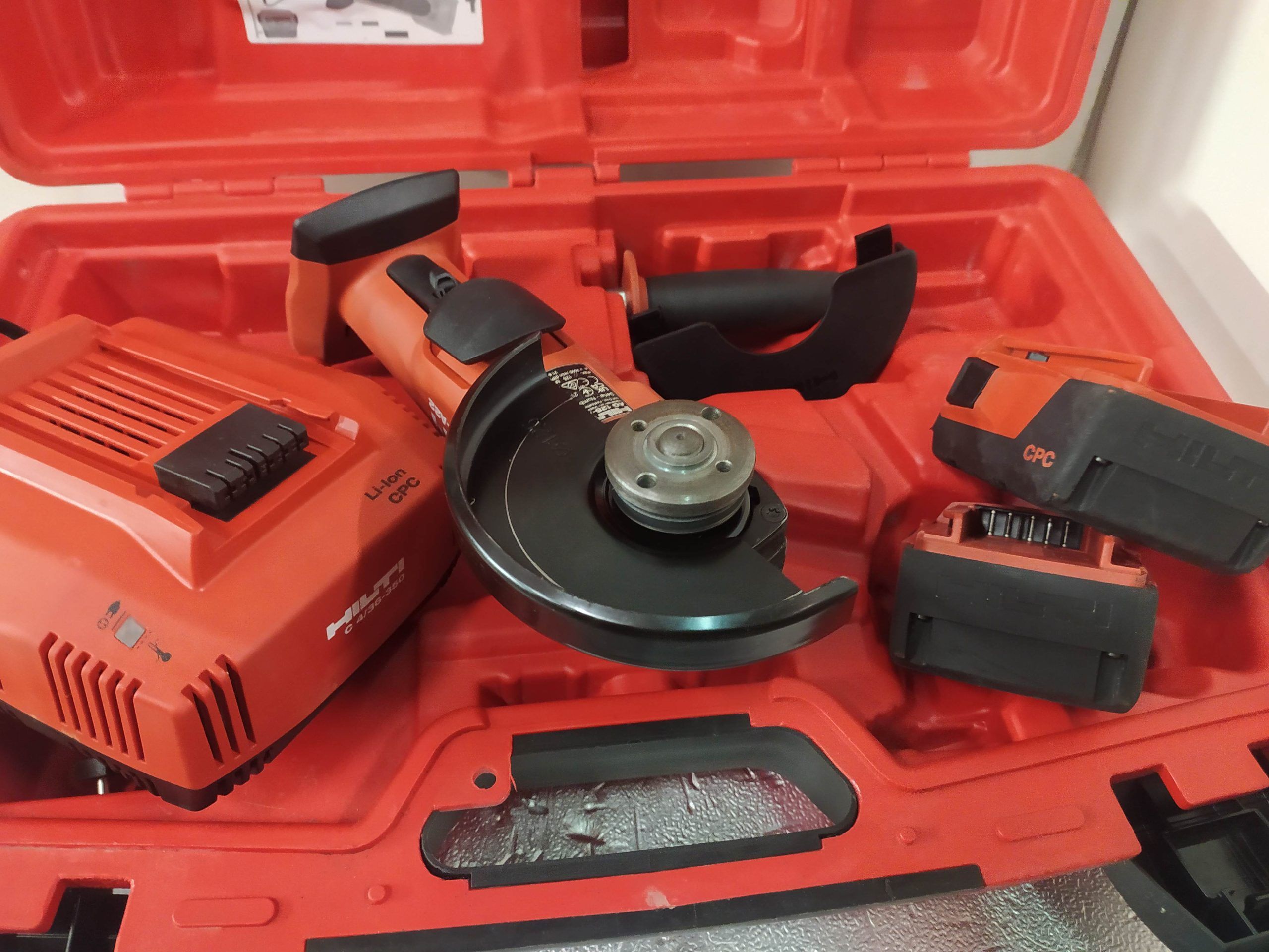 AG 125-A22 HILTI AMOLADORA A BATERÍA KIT - Imagen 4