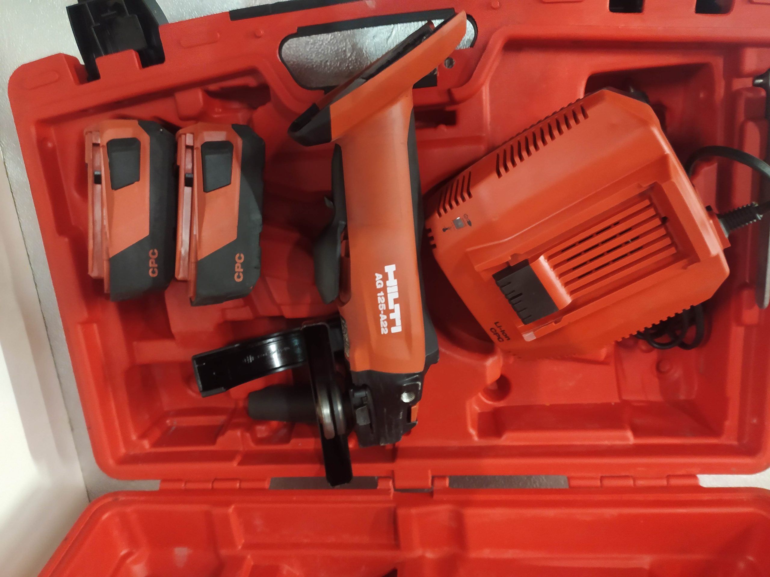 AG 125-A22 HILTI AMOLADORA A BATERÍA KIT - Imagen 5