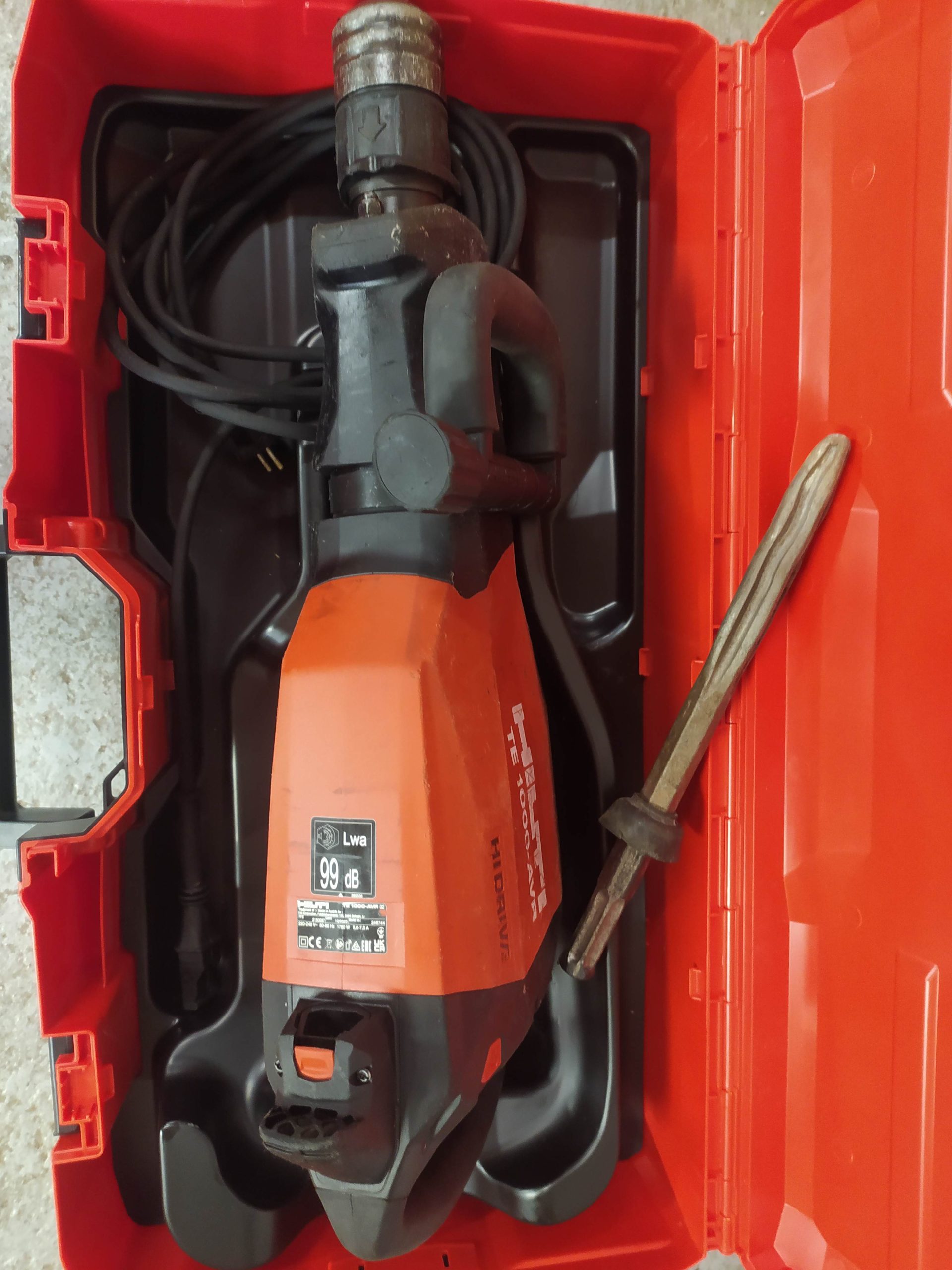 TE 1000-AVR HILTI MARTILLO ROMPEDOR - Imagen 4